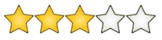 3 Star Rating
